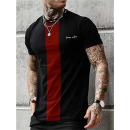 Mens TShirts Summer Men Tshirt Letter Print High Quality Crew Neck Everyday Casual Clothing Retro Trendy Sweatshirt Oversized Shirt 230330