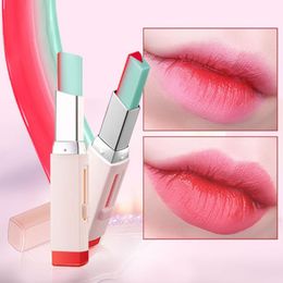 Lip Gloss Two-Color Gradient Lipstick Korea Moisturising Nourishing Student Style Fashion Cosmetics