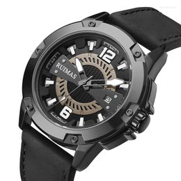 Wristwatches MEGIR RUIMAS Men Sport Watch Top Waterproof Luminous Hands Quartz Army Military Watches Clock Relogio Masculino