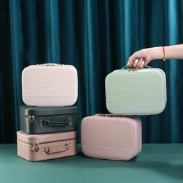 Suitcases fashion cute makeup portable home storage box cosmetic bag large capacity travel toiletry 230330