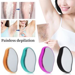 New Painless Physical Hair Removal Epilators Crystal Hair Eraser Safe Easy Cleaning Reusable Body Beauty Depilation Tool