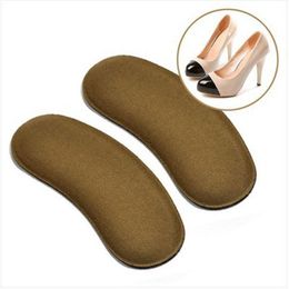 Foot Treatment Strong Sticky Fabric Shoe Pads Cushion Soft Sponge Liner Grips Back Heel Inserts Insoles Protect Back Heel