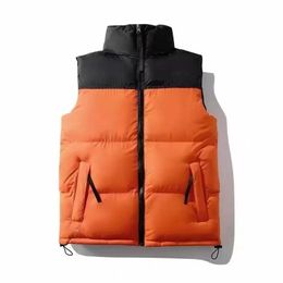 Fashion Men vest Down cotton waistcoat designs Mens and women's No Sleeveless Jacket puffer Autumn Winter Casual Coats Couples vests Keep warm Coat Large size s-2xL