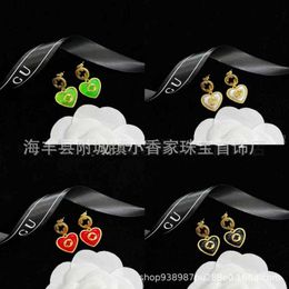 Charm designer Double G Letter Earrings Dropped Adhesive Love Tassel Earrings 925 Silver Needle Brass Material