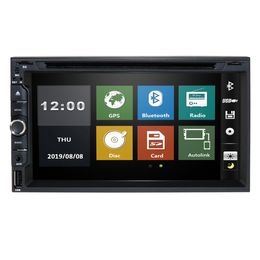 7 Inch Car dvd Radio Player Android Head Unit for Universal GPS Navigation Mp5 Multimedia with Buttons