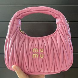 Damen Miui Designer Wander Matelasse Handtasche Hobo Tote berühmte Miu Unterarm Herren Luxus echtes Leder Mini Schulter Handtasche Umhängetaschen mit Schultergurt