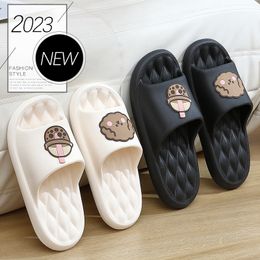 Slippers QYCKABY EVA Womens Mens slippers Sofa Slides Sandals Soft indoor Bath Home Ladies Flat Sole Antislip Mute Summer Shoes 230329