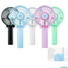 Other Festive Party Supplies Foldable Usb Handheld Fan Mini Operated Hand Held Cooling Summer Cool Charging Drop Delivery Home Gard Dhu8H