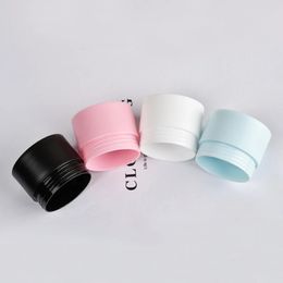 Plastic Empty Makeup Jar Round Refillable Bottle Cream Jar Mini Cosmetic Container Box Travel Tools