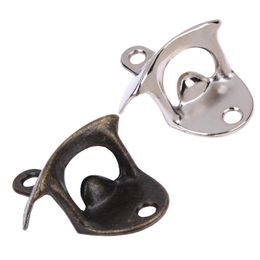 Openers Wall Mounted Bottle Opener Stainless Alloy Beer Use Screws Fix On The Drop Delivery Home Garden Kitchen Dining Bar Dhwju