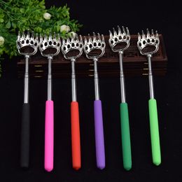 Telescopic Bear Claw Back Scratcher Easy To Fall Off Healthy Supplies Stainless Steel Scratchers High Grade dh54