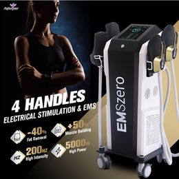 EMS Body Shaping Emslim Neo Slimming Machine Portable 4 Handle Sculpt Fitness Machine Exercising the Hip Muscle Fat Loss Weight Reduction With 2 Years Warranty