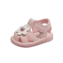 First Walkers Summer 0-18m Baby Girl Soft Sole Sandals Children's Princess Shoes Sandals Cute First Step in 1 Year 230330