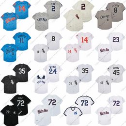 Retro Carlton Fisk baseball jerseys Nellie Fox Bo Jackson Luis Aparicio Paul Konerko Robin Ventura Early Wynn Frank Thomas