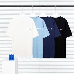 Men's T-shirt & polos round T-shirt, large-size neckline embroidered and printed polar fashion summer dress, with street cotton T-shirt, Polo, and T-shirt.BA1