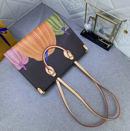 2023 Fashion designer tote bag luxury womens YK OnTheGo handbag flowers letters Enpreinte shopping bags Top-quality leather totes shoulder handbags purses