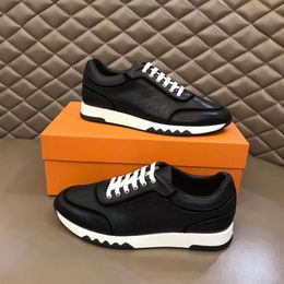 Fashion Men Drive Casuals Shoes Soft Bottoms Running Sneaker Paris Classic Low Top Elastic Band Lightness Leather Mesh Breathable Design Casual Trainers Box EU 38-45