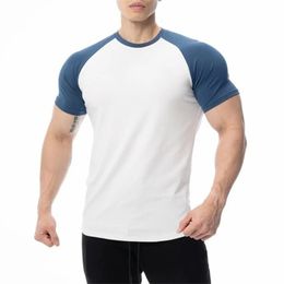 Mens TShirts Simple Tshirt For Man Sports Fitness Men Top Solid Colour Wear Everyday Casual Clothing Street Style Shortsleeved Soft 230330