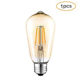 Light Bulb Vintage Edison LED Bulbs ST64 4W Filament Screw Energy Saving Warm White 2700K