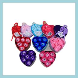 Other Festive Party Supplies Tin Box Flower Gifts Novelties Love Rose Valentine Gift Decoration Birthday Drop Delivery Home Dhjcd