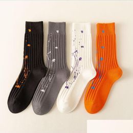 Gaiters Women Harajuku Tiedyed Socks Personal Men Cotton Uni Cool Crew Hip Hop Skateboard Casual Drop Delivery Shoes Accessories Spe Dhpxq
