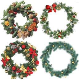 Wall Stickers 1Sheet PVC Waterproof Christmas Wreath Sticker Garland Window Decals Murals Posters Glass Door Home Decor