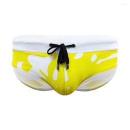 Underpants Mens Swimwear Bikini Swim Trunks Vacation Big Pouch-Cup Brand Briefs Comfortable