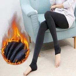 Women's Pants & Capris Winter Leggings Women Velvet Fleece Lined Slim High Waist Skinny Leggins Thermal Warm Legging Clothes 2023