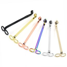 Candle Scissors Hand Tools Elbow Metal Candles Extinguisher Aromatherapy Wick Trimmer Household 6 Colors