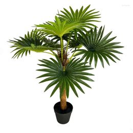 Decorative Flowers Simulated Palm Tree Rockery Landscaping Green Plant Landscape Decoration Tang Palmetto