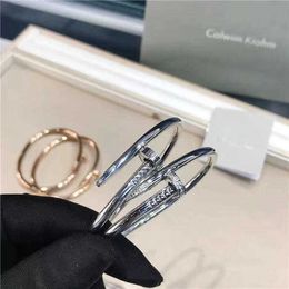 designer carti bracelet bangle Small Bracelet Titanium Steel Couple Bracelet Engraved Fashion Versatile Gift for Girlfriend