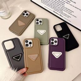 Designer Leather Phone Cases For IPhone 14 13 Pro Max 12 XR Fashion Designers Print Cover Luxury Mobile Shell Protection Case With 6 Color