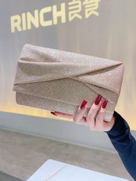 Evening Bags Clutch For Women Sparkling handbag Small Glitter Purse Fashion Envelope Cocktail Party 230329