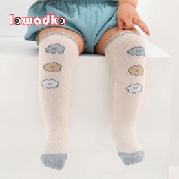 Socks Lawadka Infant Baby Girl Boy Cotton Fashion Knee For Girls Boys Print Soft Breathable Toddler Long 0-5Y