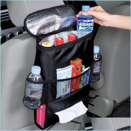 Other Housekeeping Organisation Auto Car Seat Organiser Insulation Bags Universal Back Holder Multipocket Travel Storage Keep Warm Dhxp5