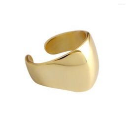 Backs Earrings Kissitty 5 Style Korean Simple Brass Cuff For Women Golden Non-Piercing Ear Clip Trend Jewelry Findings Gift