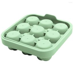 Baking Moulds Durable Ice Mold Easily Clean Cube Maker With Lid 9 Compartment Rose Shape Ball Tool Making