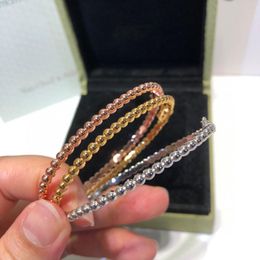 Bangle Luxury Design Fashion Bracelet Stainless Steel Men Women Christmas Gift Brand Jewellery Wholesale