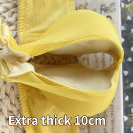 Bras Thick Bra 10cm Small Chest Gathered and Thickened Underwear Women's Flat Without Steel Ring lingerie for women 230330