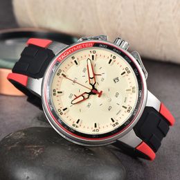 Tisso Wrist Watches for Men 2023 New Mens Watches All dials work Quartz Watch High Quality Top Luxury Brand Chronograph Clock Fashion accessories Rubber Belt one