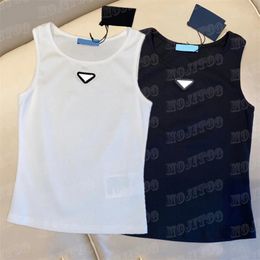 Letter Badge T Shirts Tank Top For Women Summer Sleeveless Sports Vest Outdoor Gym Yoga Tanks Tops