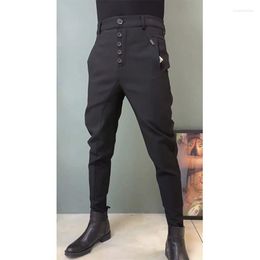 Men's Suits Oversized Man Business Straight Dress Pants High Quality Stretched Office Atumn And Spring Formal Suit Trousers 2023 F124
