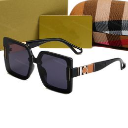 Womans sunglasses black sunglasses sun glasses men mens sunglasses 6 colors optional square large frame goggles trendy glasses with box Sunglasses