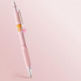 Cute Korean Stationery Kawaii School Supplies Mechanical Pencil With Flower Decoration Automatic Pen For Writing