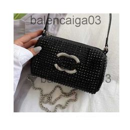 Designer Channel Bag Tote Shoulder Handbag Crossbody Bag Messenger Bag Luxurious Fashion Mens Womans Full Rivet Water Bright Diamond Even Chain Makeup Bag