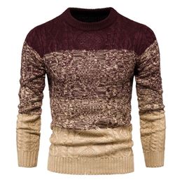 Men s Polos High Quality Mens Sweaters Thick Winter Warm Breathable Wool Man Knit Pullover 23029