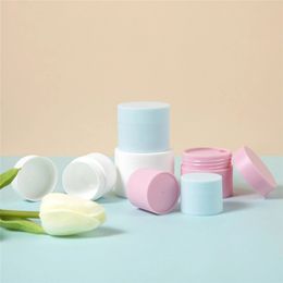 Cream Jar Makeup Container Round Refillable Bottles Face Cream Eyeshadow Gel Suncreen Perfume Travel Plastic Pots