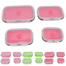 Dinnerware Sets Foldable Meal Container Collapsible Lunch Portable For Men Women Camping