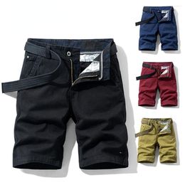 Men's Shorts 2023 Spring Men Cotton Solid Men's Clothing Summer Casual Breeches Bermuda Fashion Jeans For Beach Pants Short