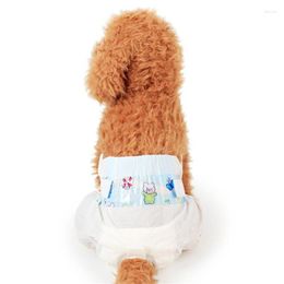 Dog Apparel Pet Cat Disposable Diaper 10 Pieces Non-Woven Fabrics Absorb Water Strongly Healthy Comfortable